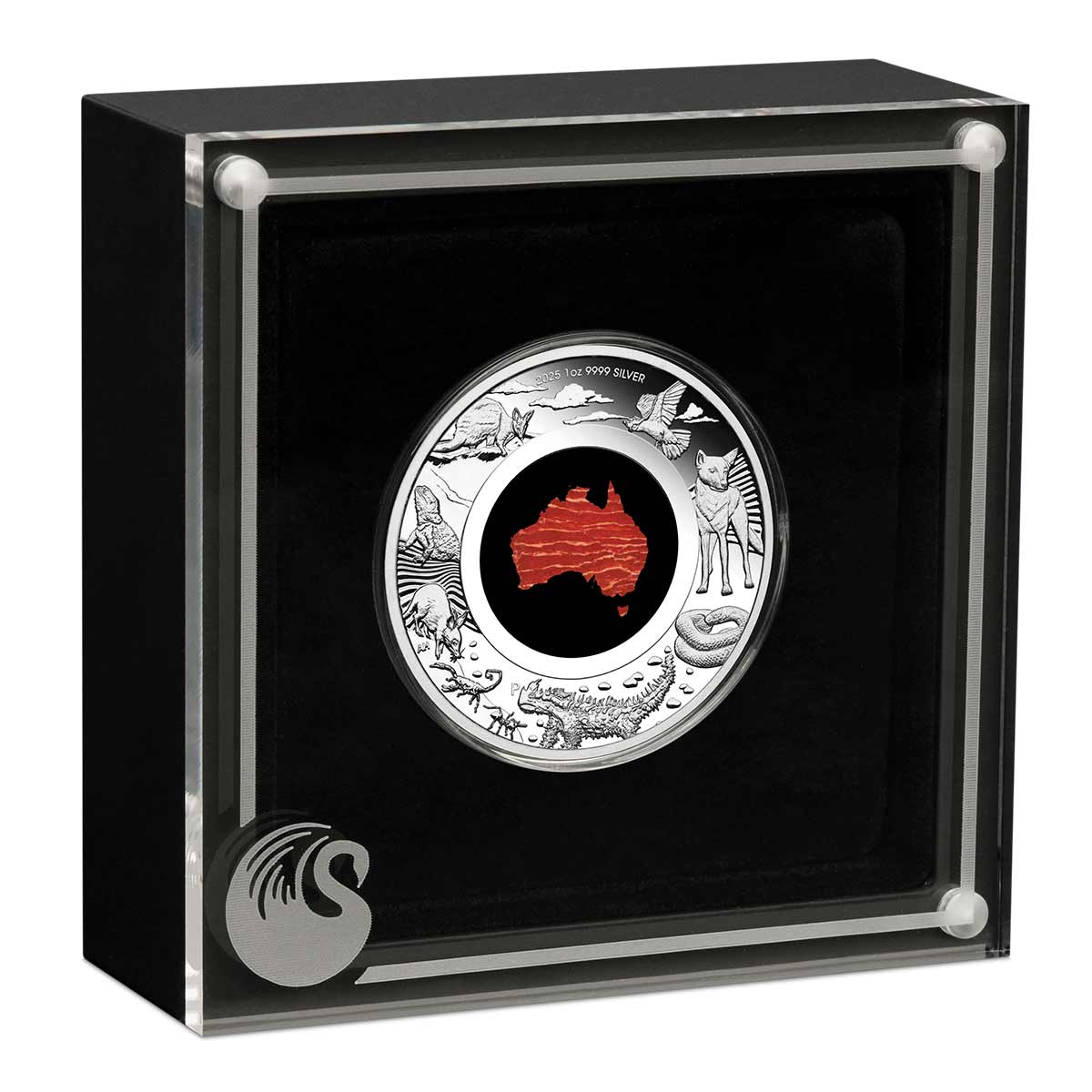 Australia Great Southern Land 2025 $1 Snakeskin Jasper 1oz Silver Proof Coin - Image 3