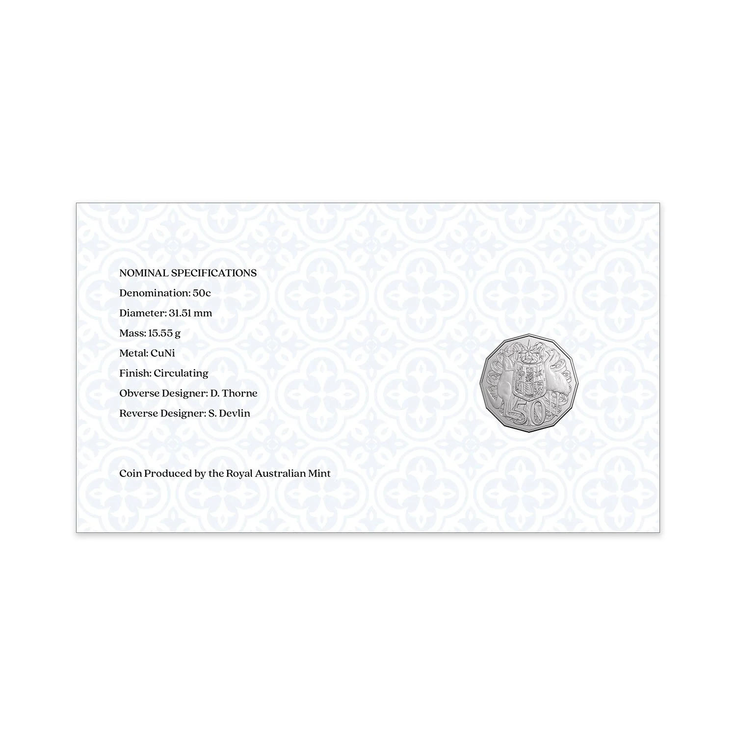 Australia King Charles III 2025 50c Stamp & Coin Cover - Image 5