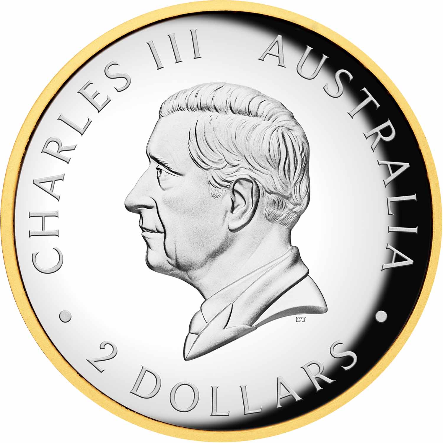 Australia Kookaburra 35th Anniversary 2025 $2 High Relief Gold-plated 2oz Silver Proof Coin - Image 2