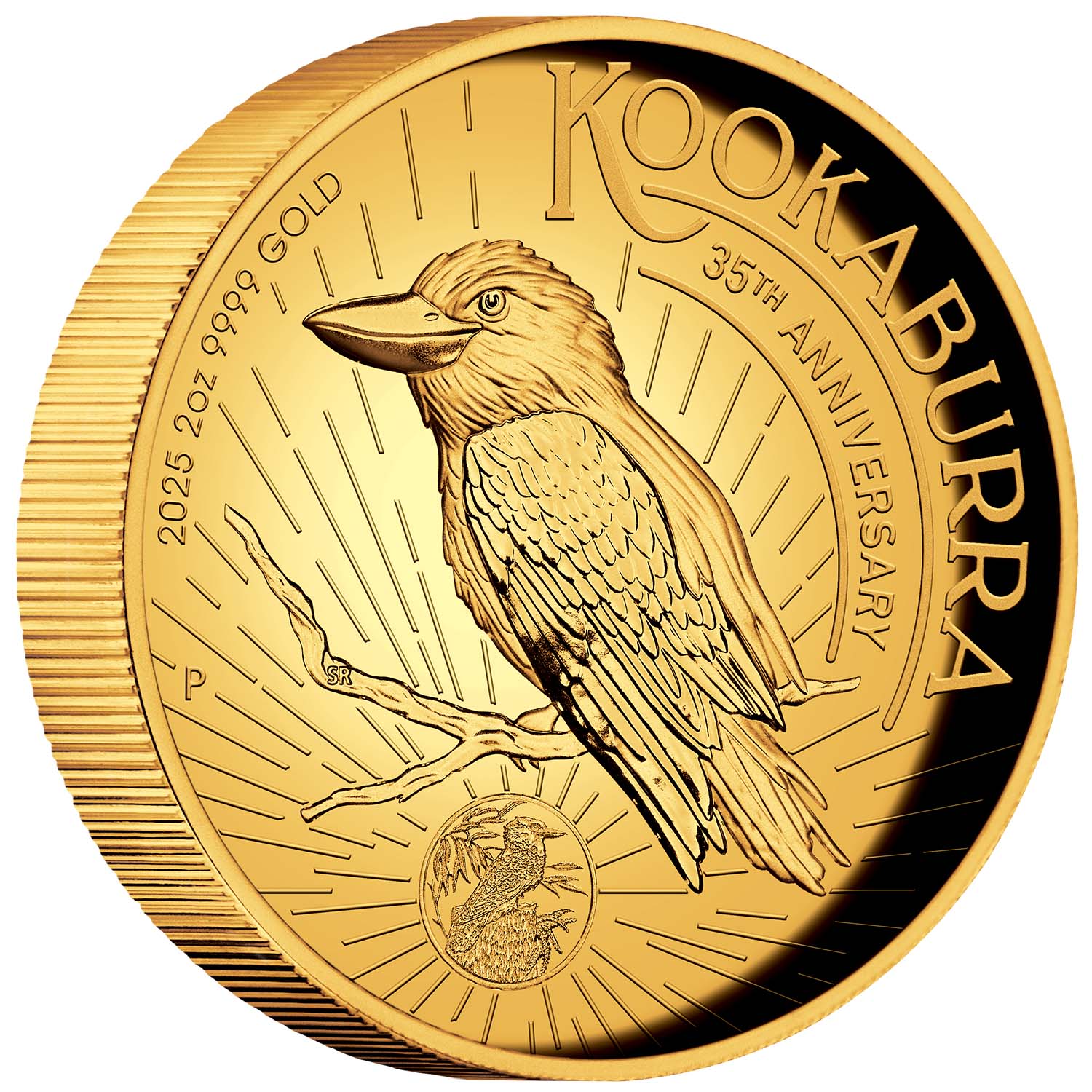 Australia Kookaburra 35th Anniversary 2025 $200 High Relief 2oz Gold Proof Coin