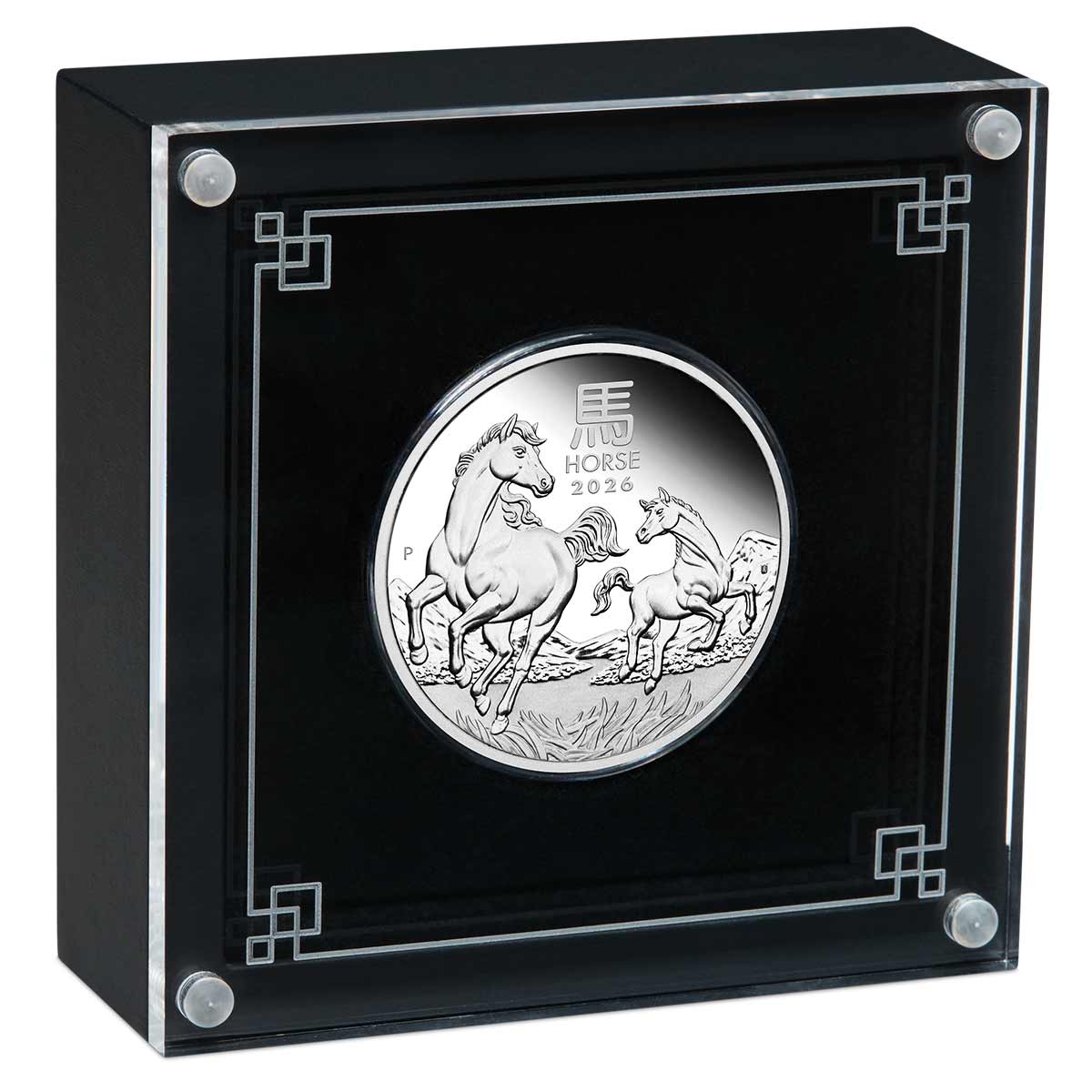 Australia Lunar Year of the Horse 2026 $1 1oz Silver Proof Coin - Image 2