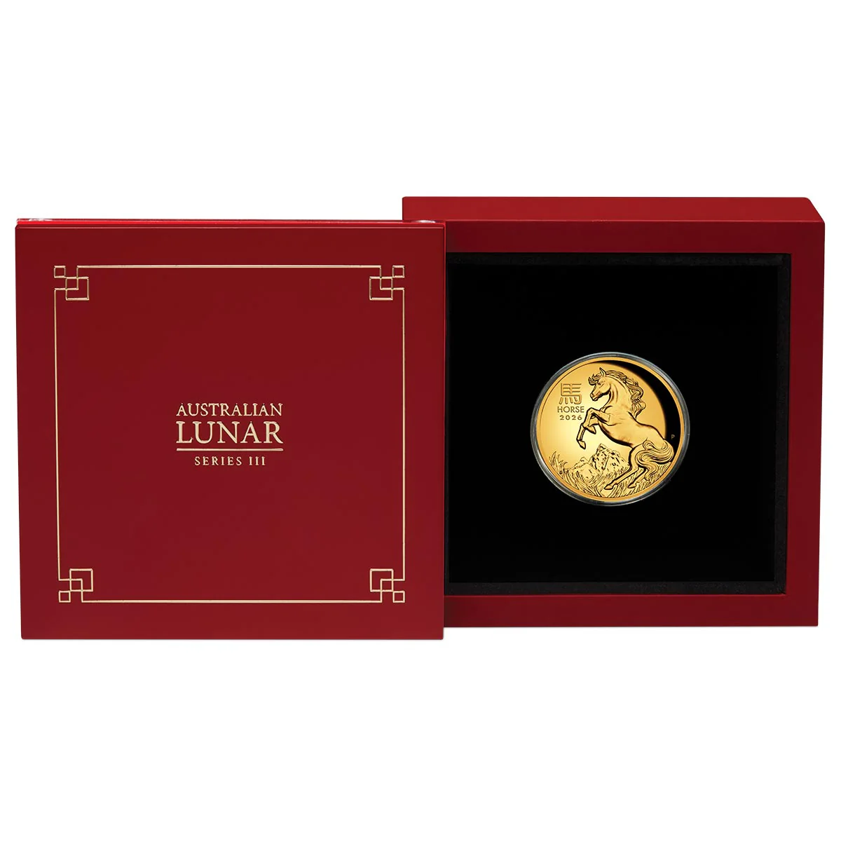 Australia Lunar Year of the Horse 2026 $100 High Relief 1oz Gold Proof Coin - Image 3