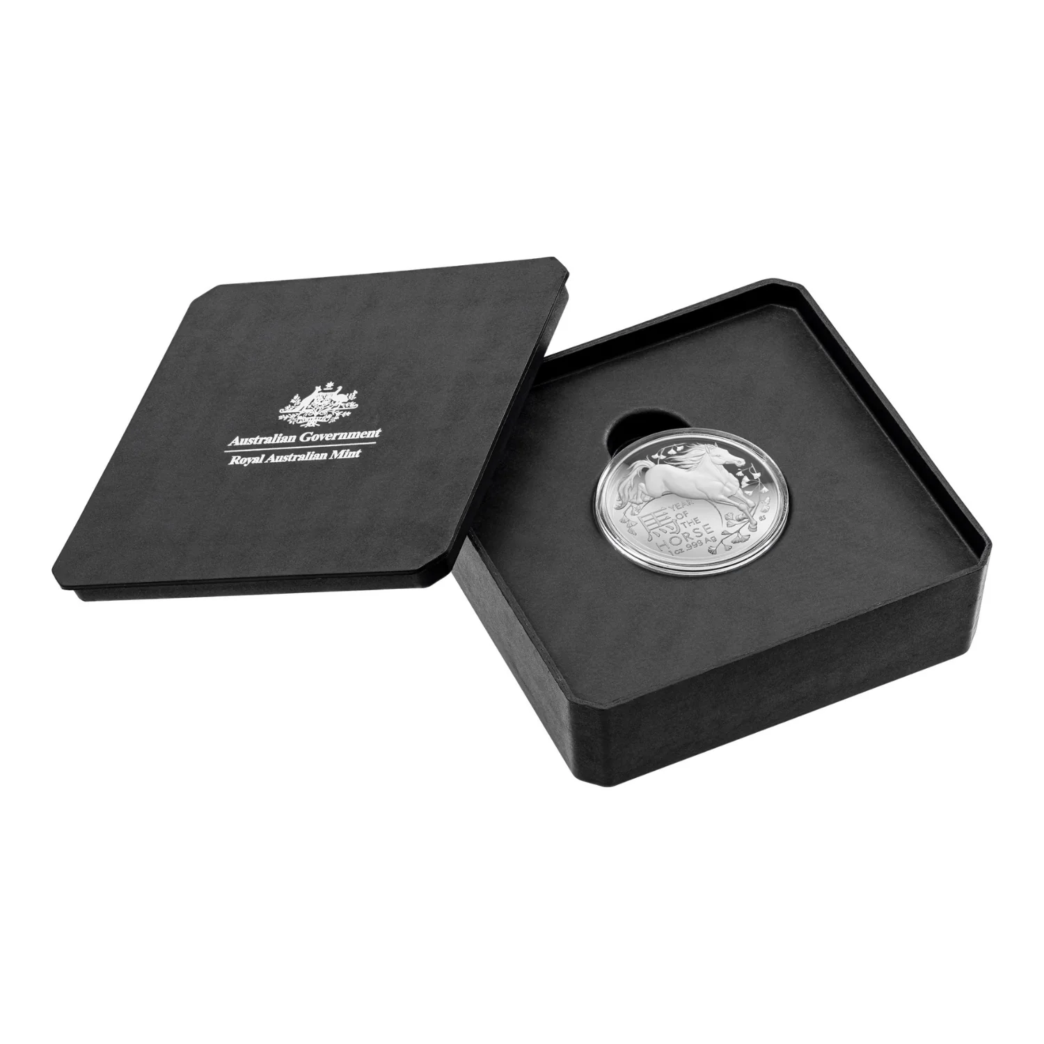 Australia Lunar Year of the Horse 2026 $5 Domed 1oz Silver Proof Coin - Image 3