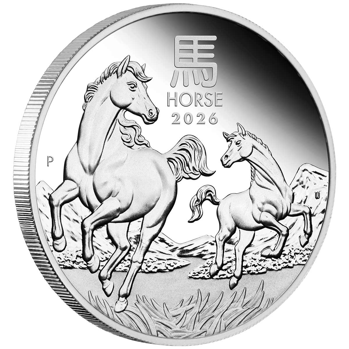 Australia Lunar Year of the Horse 2026 Silver Proof 3-Coin Set - Image 3