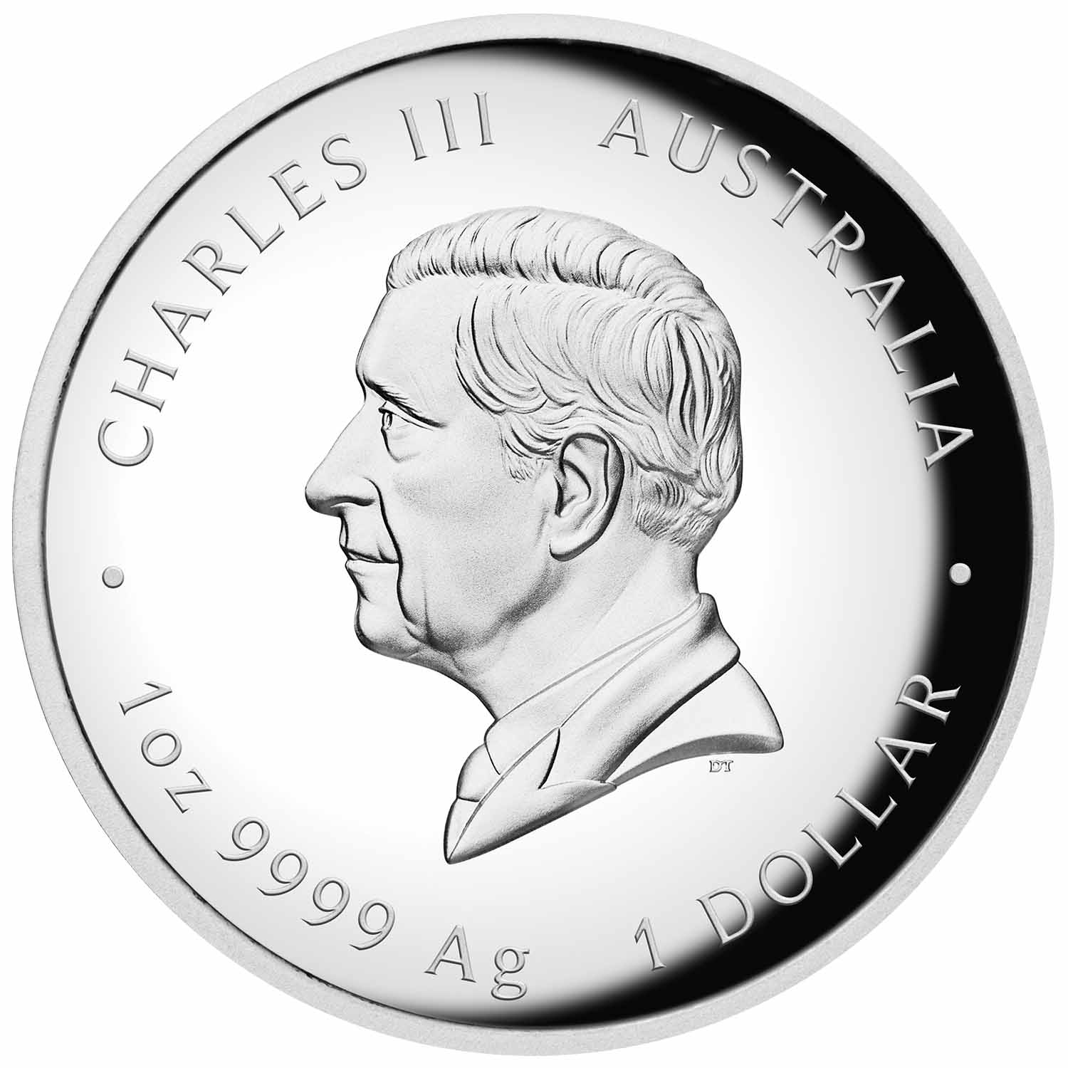 Australia Lunar Year of the Snake 2025 $1 High Relief 1oz Silver Proof Coin - Image 2