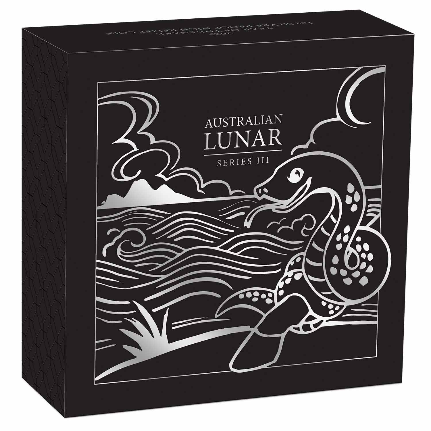 Australia Lunar Year of the Snake 2025 $1 High Relief 1oz Silver Proof Coin - Image 4