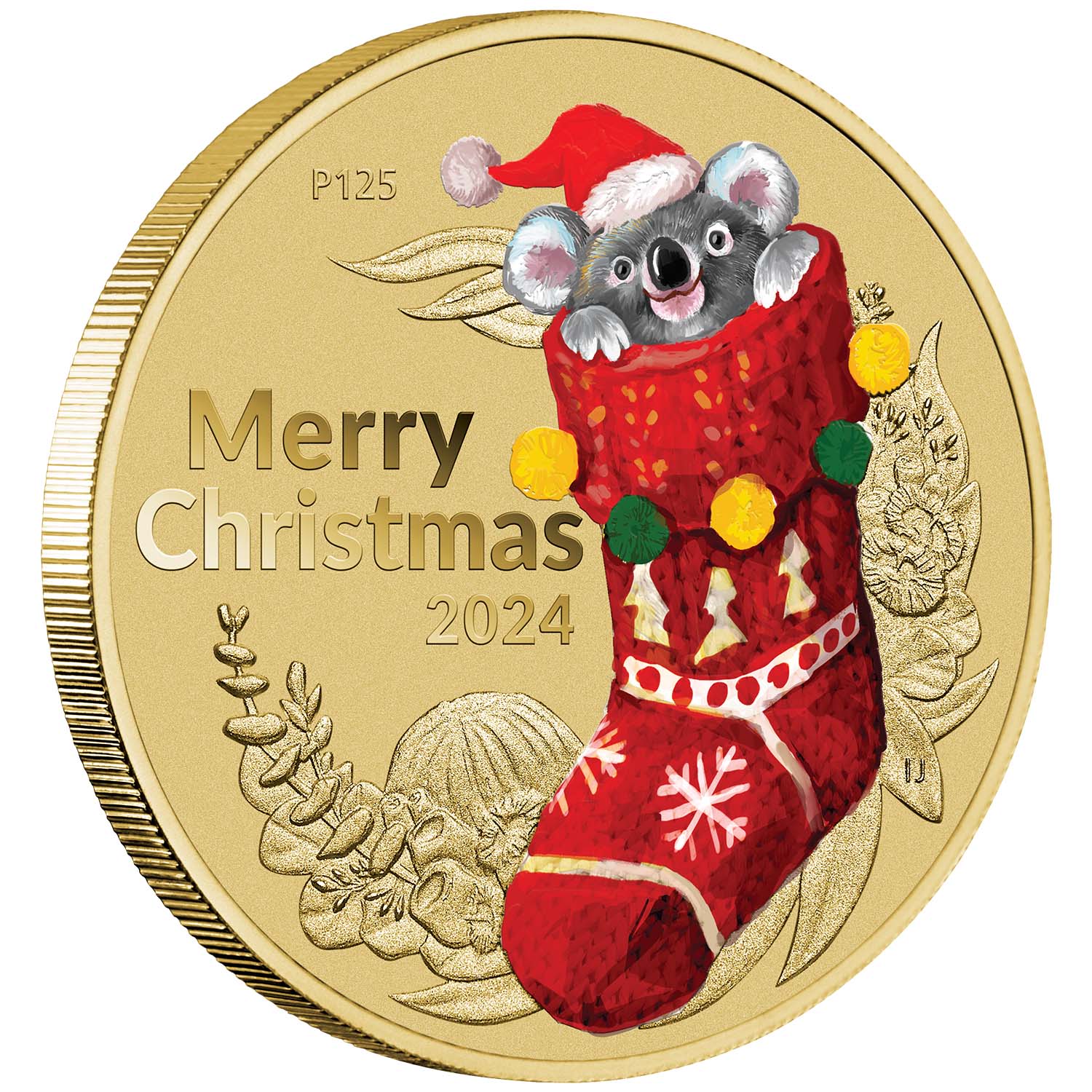 Australia Merry Christmas 2024 $1 Stamp & Coin Cover - Image 2