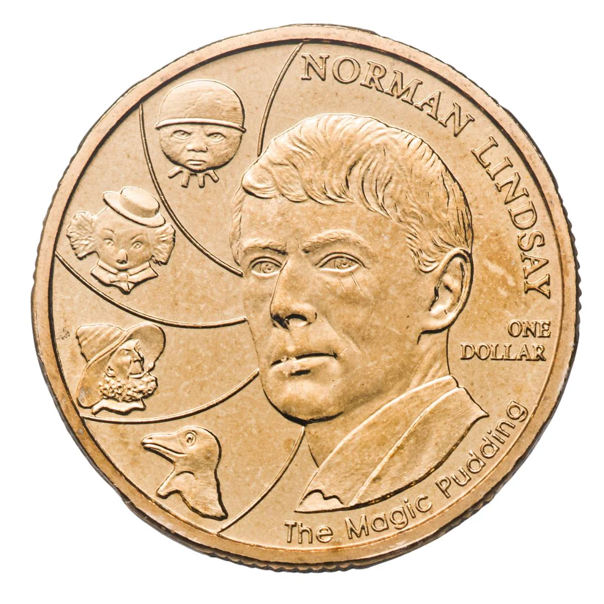 Australia Norman Lindsay 2007 $1 Aluminium-Bronze Coin PCGS MS66 (Gem Uncirculated) - Image 2
