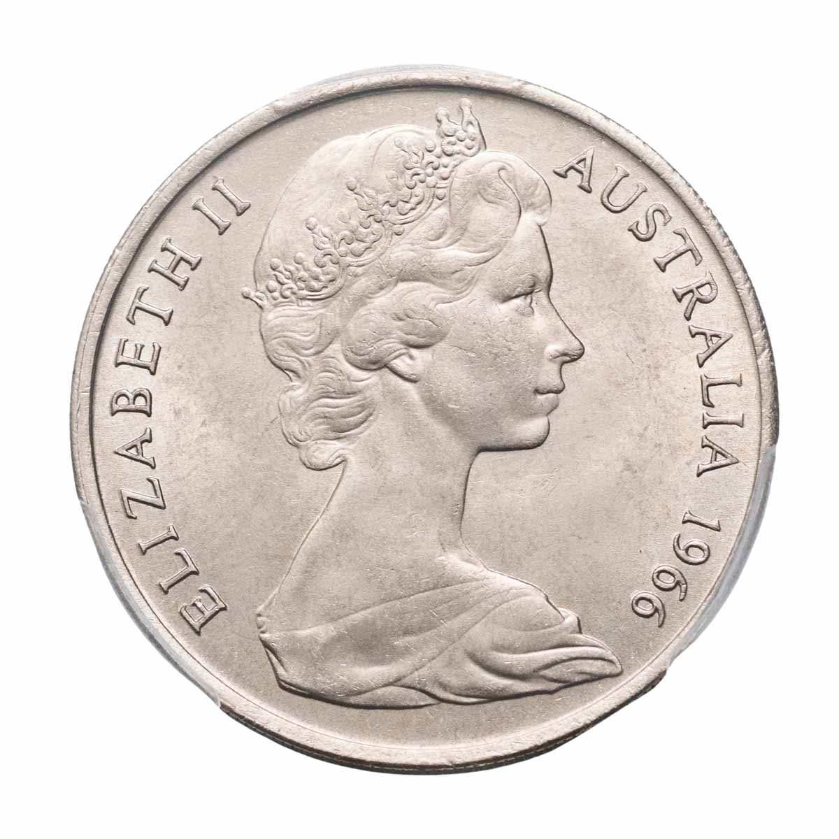 Australia Royal Mint 1966 20c Coin PCGS MS66 (Gem Uncirculated) - Image 3