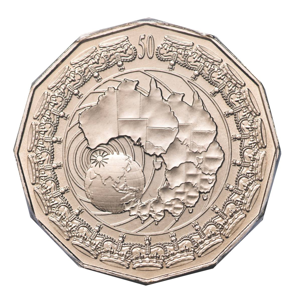 Australia Royal Visit 2006 50c Cupro-Nickel Coin MS68 (Gem Uncirculated) - Image 2