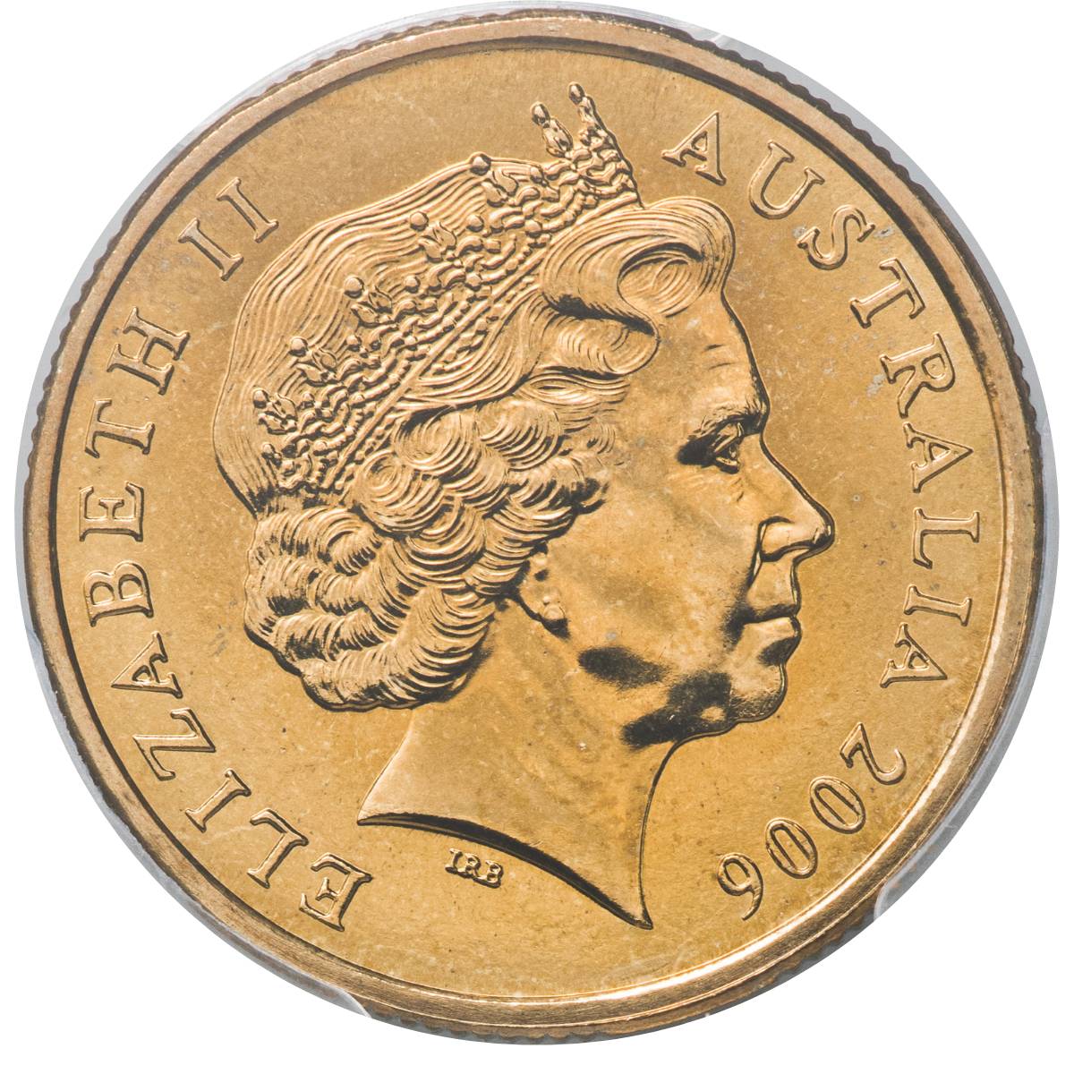 Australia Television 50th Anniversary 2006 $1 C Mintmark Aluminium-Bronze Coin PCGS MS67 (Gem Uncirculated) - Image 3