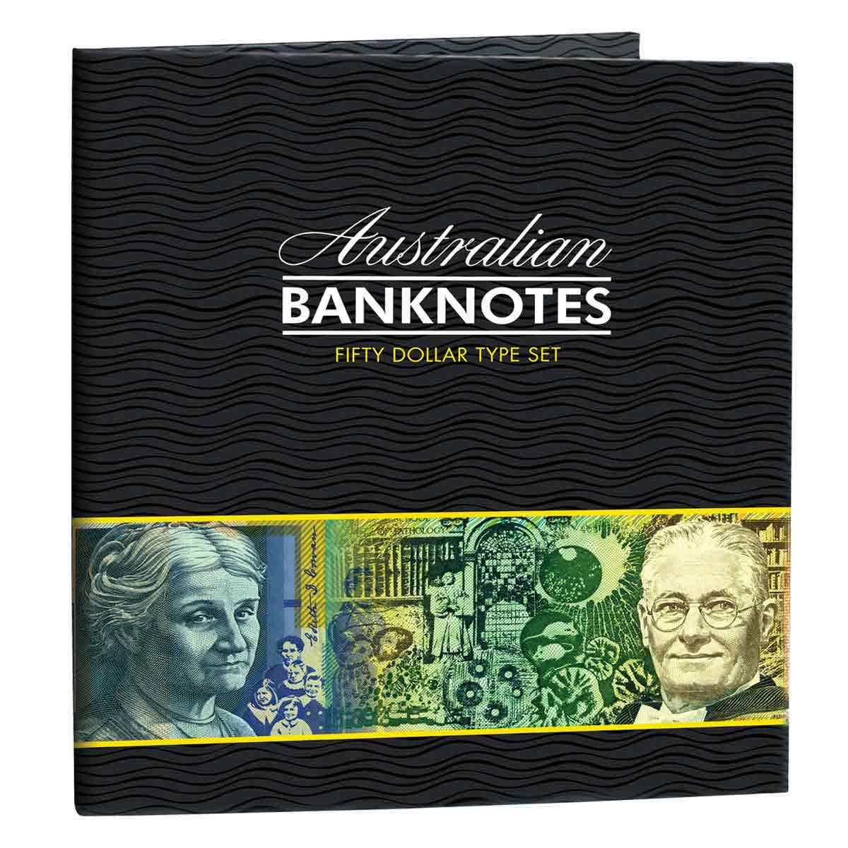 Australia $50 Banknote Uncirculated 3-Note Type Set - Image 2