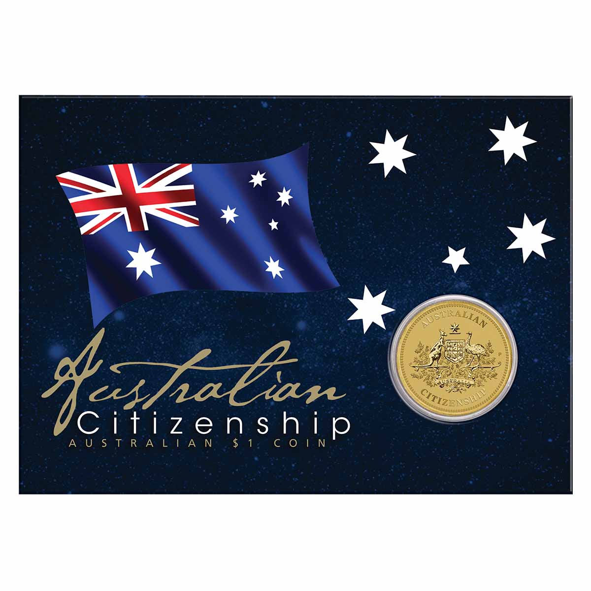 Australian Citizenship 2024 $1 Brilliant Uncirculated Coin - Image 3