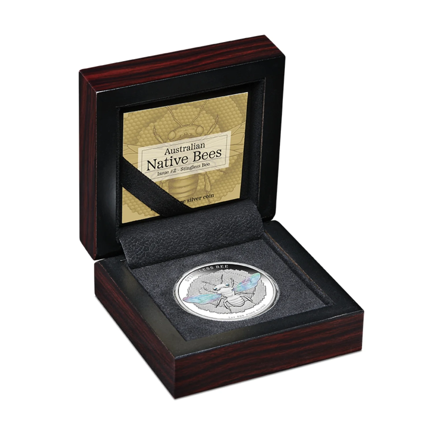 Australian Native Bees 2026 $2 Stingless Bee Hologram 1oz Silver Proof Coin - Image 3