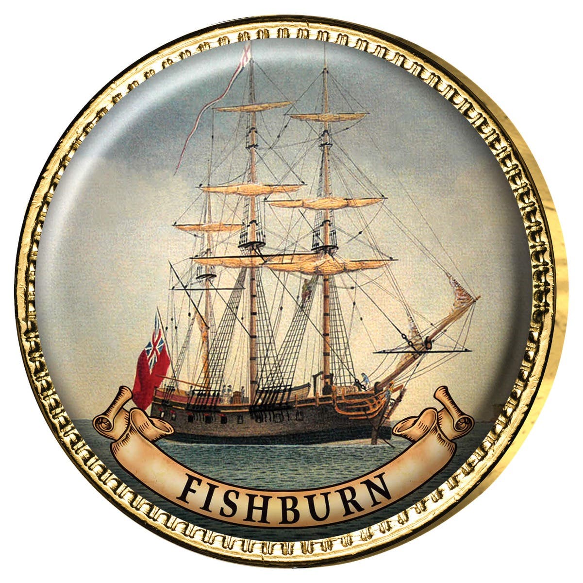 Australia's First Fleet Gold-plated Halfpenny & Penny 11-Coin Collection - Image 3