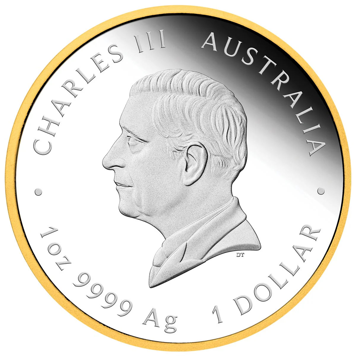 Australia First Gold Rush 175th Anniversary 2026 $1 Gold-plated 1oz Silver Proof Coin - Image 4