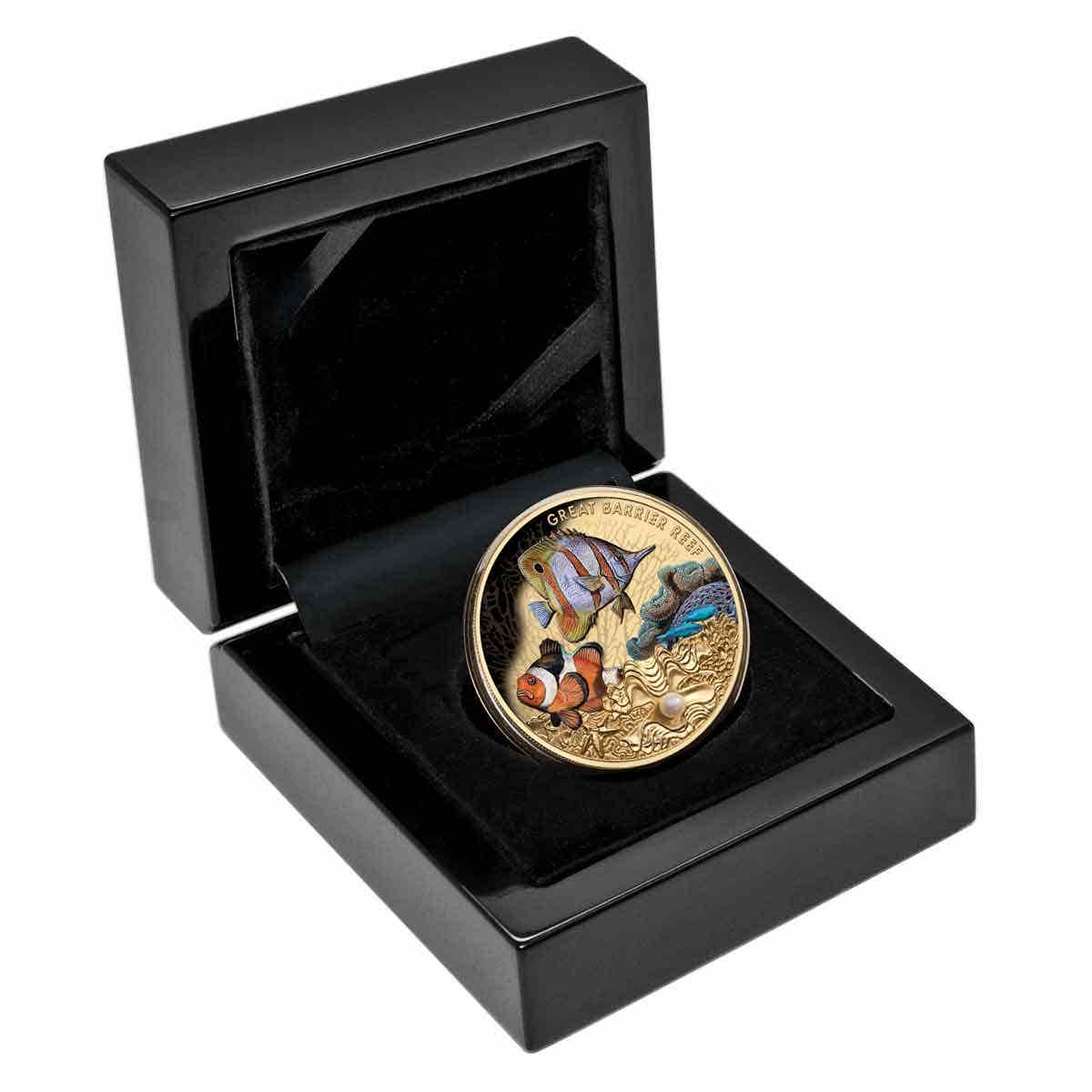 Australia's Great Barrier Reef 2020 $100 Pearl 1oz Gold Proof Coin - Image 4