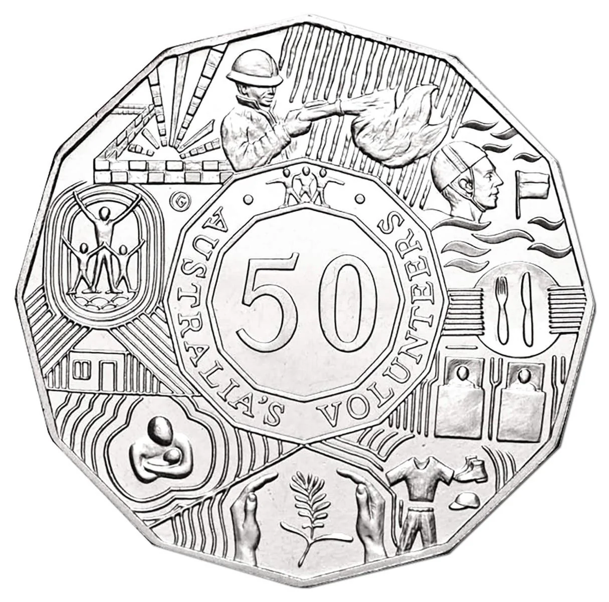 Australia Volunteers 2003 50c Cupro-Nickel Uncirculated Coin Pack - Image 3
