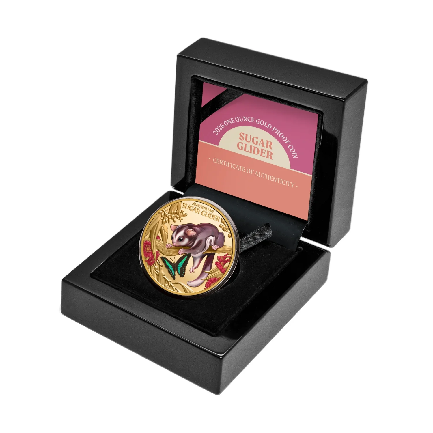 Baby Sugar Glider 2026 $100 1oz Gold Proof Coin - Image 3