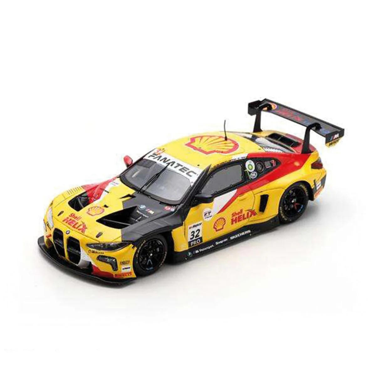 BMW M4 GT3 No.32 Team WRT - Pole Position Bathurst 12H 2024 - C. Weerts - D. Vanthoor - S. van der Linde. Limited 300 - 1:43 Scale Resin Model Car
