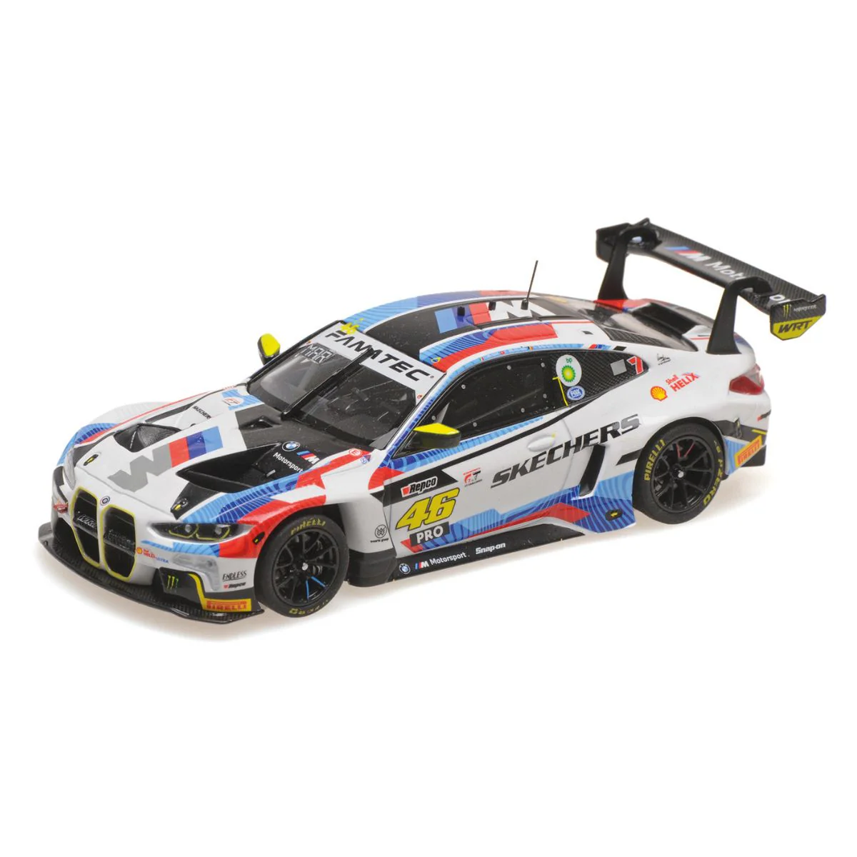 BMW M4 GT3 – TEAM WRT - V. ROSSI - R. MARCIELLO - M. MARTIN – 12H BATHURST 2024 - 1:43 Scale Diecast Model Car