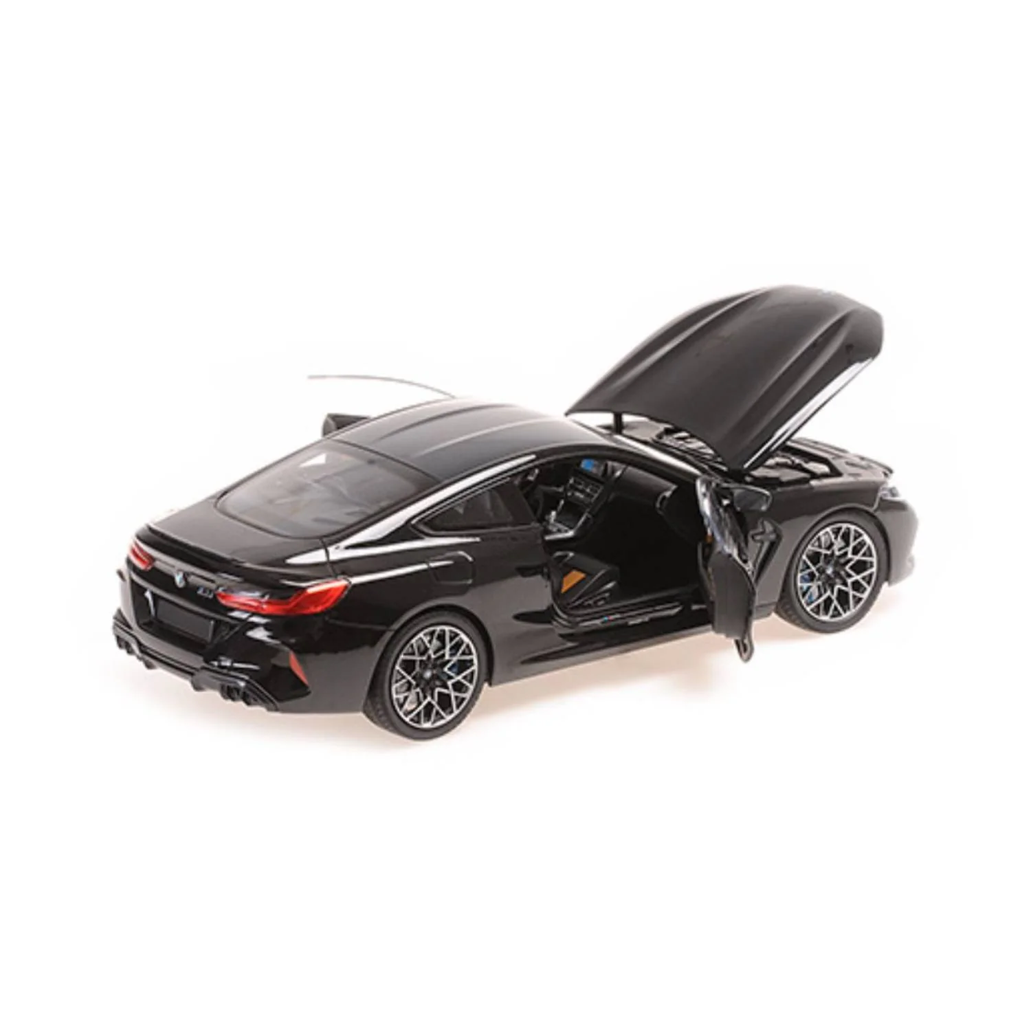 BMW M8 COUPE - BLACK METALLIC - 2020 - 1:18 Scale Diecast Model Car - Image 2