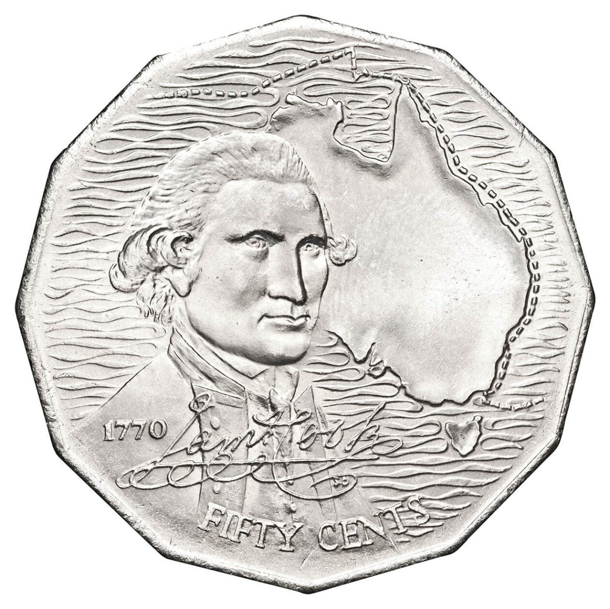 Australia Captain Cook Bicentenary 1970 50c Cupro-Nickel Uncirculated Coin Pack - Image 3