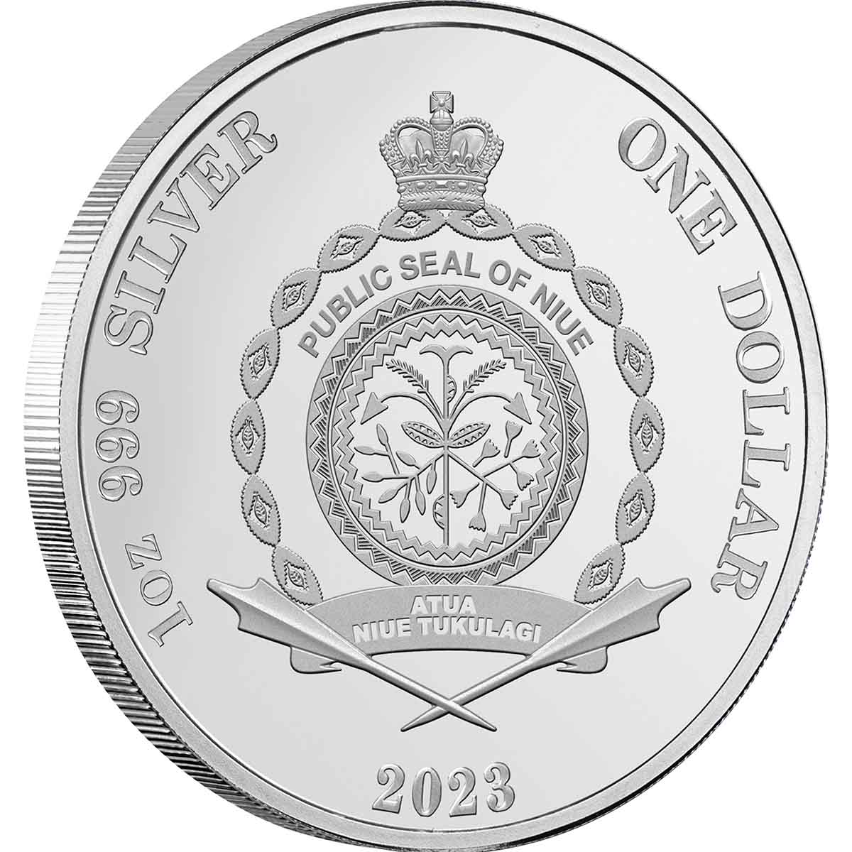 Captain James Cook 2023 $1 First Antarctic Crossing 250th Anniversary 1oz Silver Proof Coin - Image 2