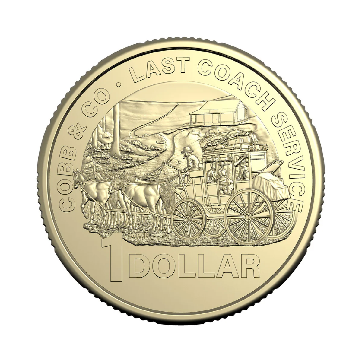 Centenary of Cobb & Co’s Last Coach Passenger Service 2024 $1 Stamp & Coin Cover - Image 3