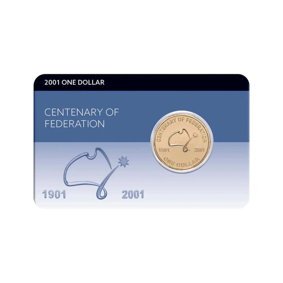 Australia Centenary of Federation 2001 $1 Aluminium-Bronze Coin Pack