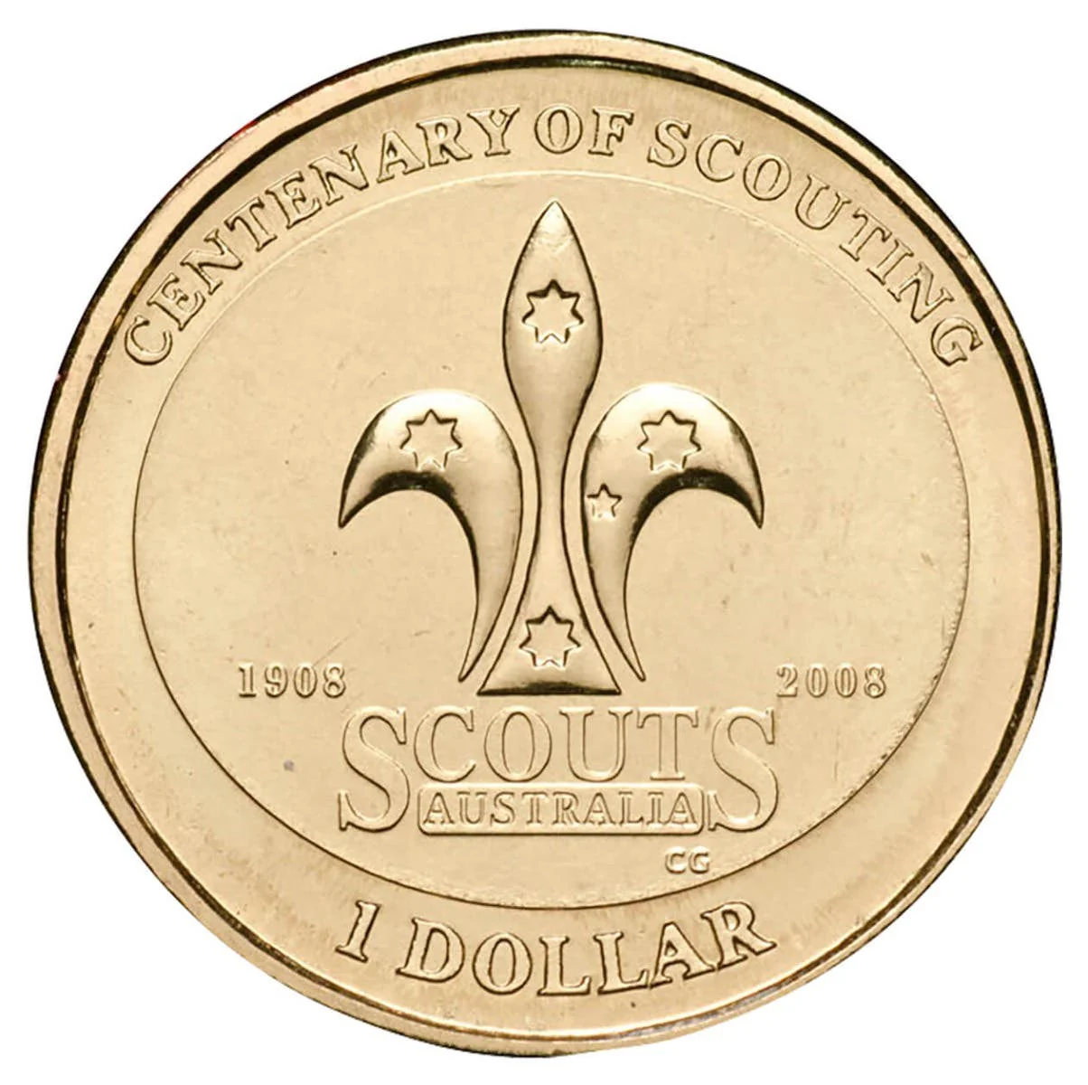 Australia Centenary of Scouts 2008 $1 Aluminium-Bronze Uncirculated Coin Pack - Image 3