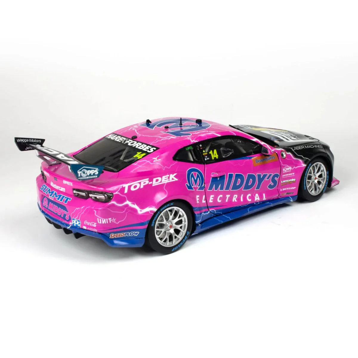 CHEVROLET CAMARO - BJR - FULLWOOD / FIORE #14 - 2023 Bathurst 1000 - 1:18 Scale Diecast Model Car - Image 3