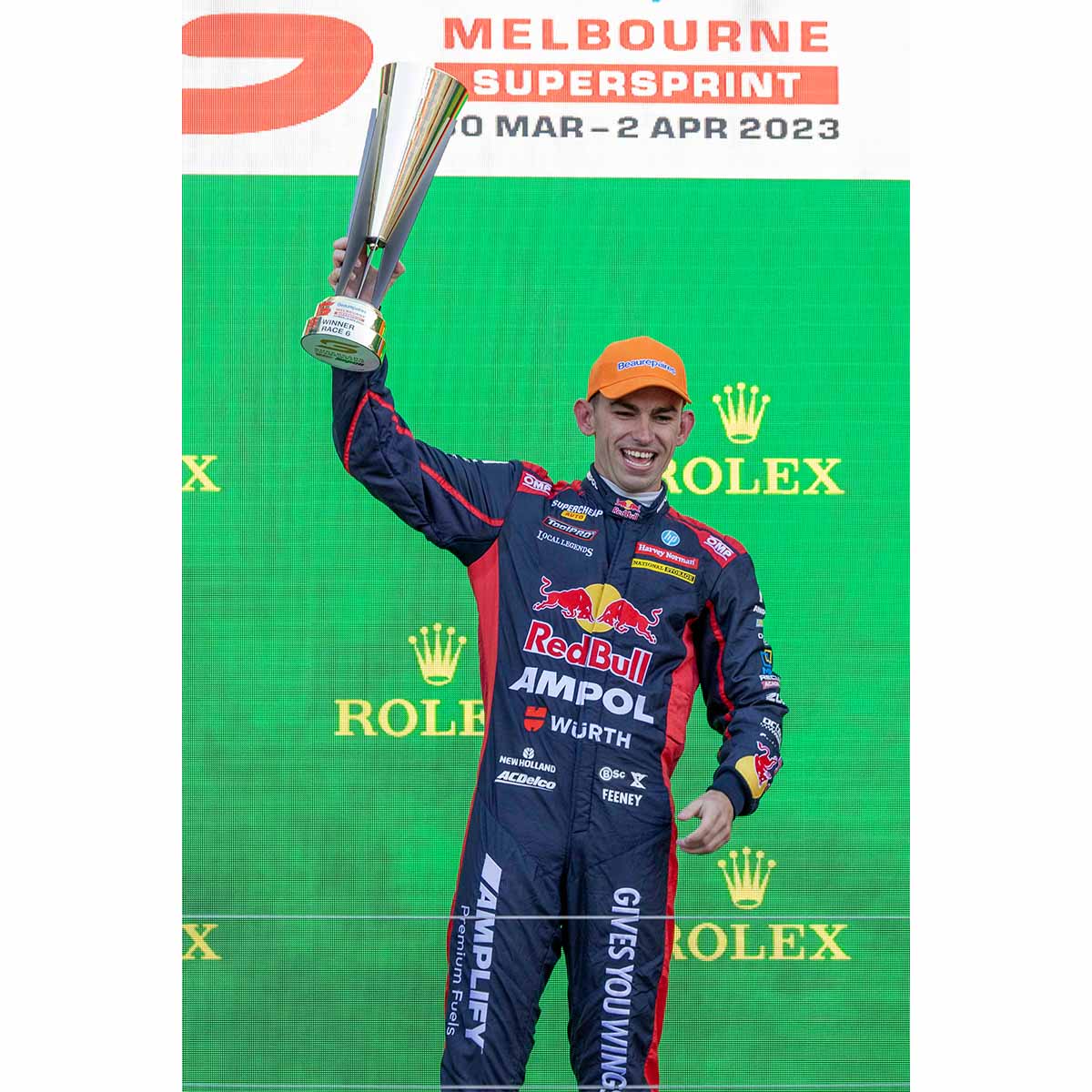 CHEVROLET CAMARO GEN3 ZL1 - RED BULL RACING - FEENEY #88 - 2023 Beaurepaires Melbourne 400 - Race 6 WINNER - 1:18 Scale Diecast Model Car - Image 11