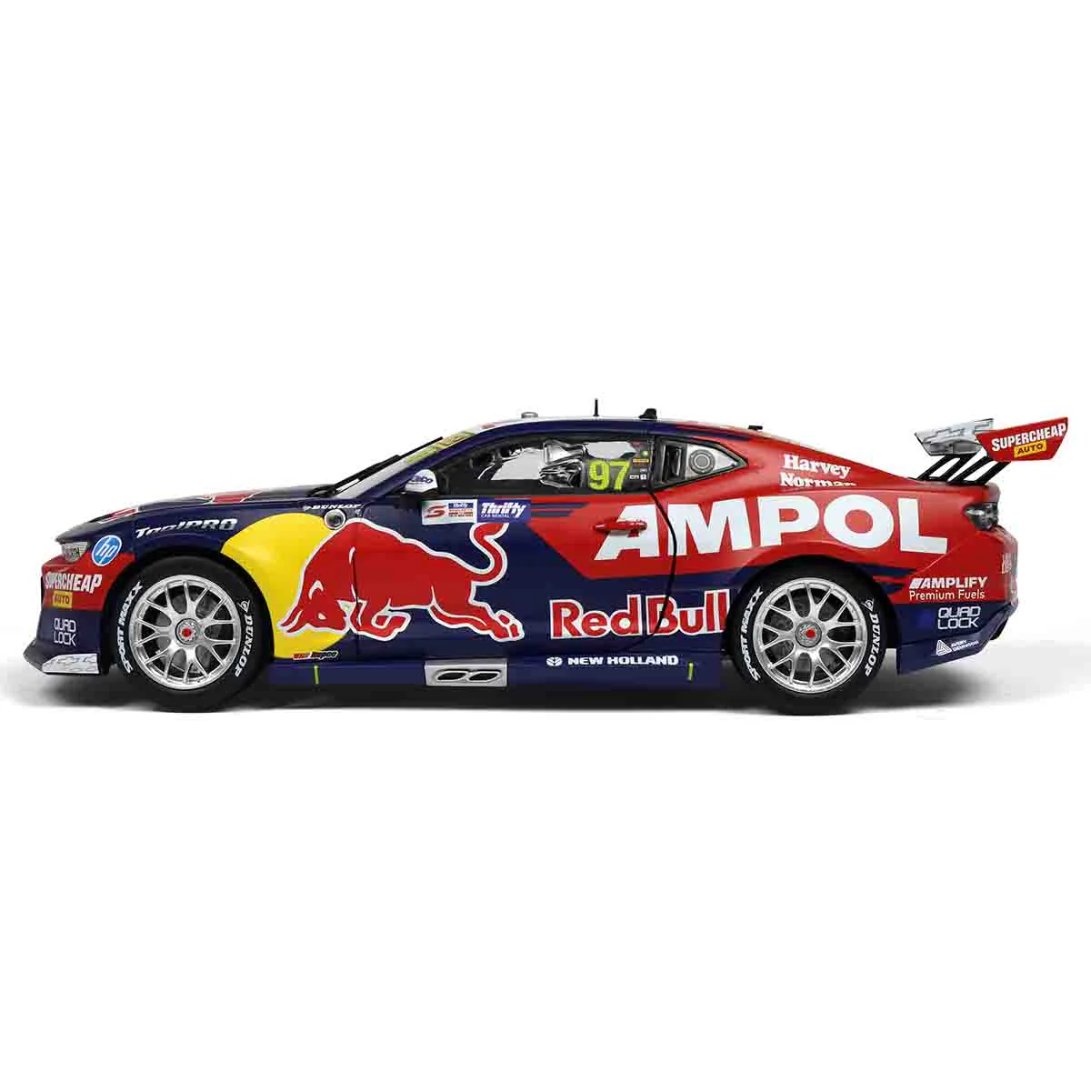 CHEVROLET CAMARO GEN3 ZL1 - RED BULL RACING - VAN GISBERGEN  #97 - 2023 Thrifty Newcastle 500 - Race 2 WINNER - 1:18 Scale Diecast Model Car - Image 13