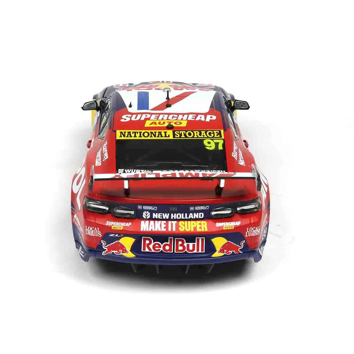 CHEVROLET CAMARO GEN3 ZL1 - RED BULL RACING - VAN GISBERGEN  #97 - 2023 Thrifty Newcastle 500 - Race 2 WINNER - 1:18 Scale Diecast Model Car - Image 6
