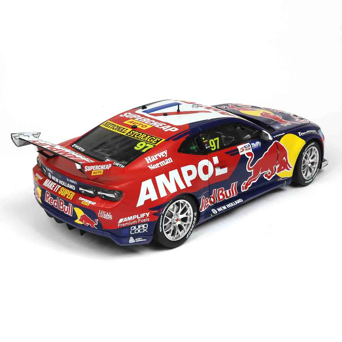 CHEVROLET CAMARO GEN3 ZL1 - RED BULL RACING - VAN GISBERGEN  #97 - 2023 Thrifty Newcastle 500 - Race 2 WINNER - 1:43 Scale Diecast Model Car - Image 4