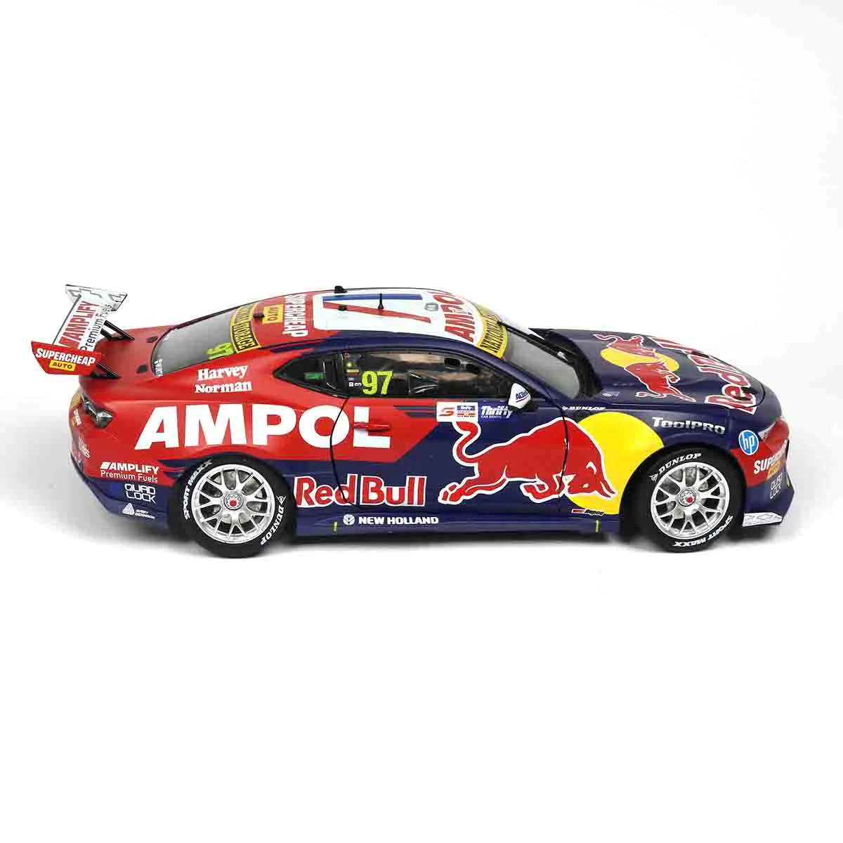 CHEVROLET CAMARO GEN3 ZL1 - RED BULL RACING - VAN GISBERGEN  #97 - 2023 Thrifty Newcastle 500 - Race 2 WINNER - 1:43 Scale Diecast Model Car - Image 6