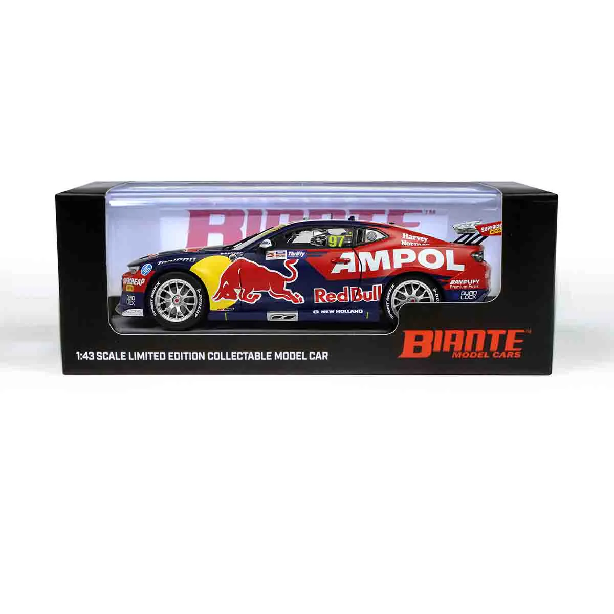 CHEVROLET CAMARO GEN3 ZL1 - RED BULL RACING - VAN GISBERGEN  #97 - 2023 Thrifty Newcastle 500 - Race 2 WINNER - 1:43 Scale Diecast Model Car - Image 9