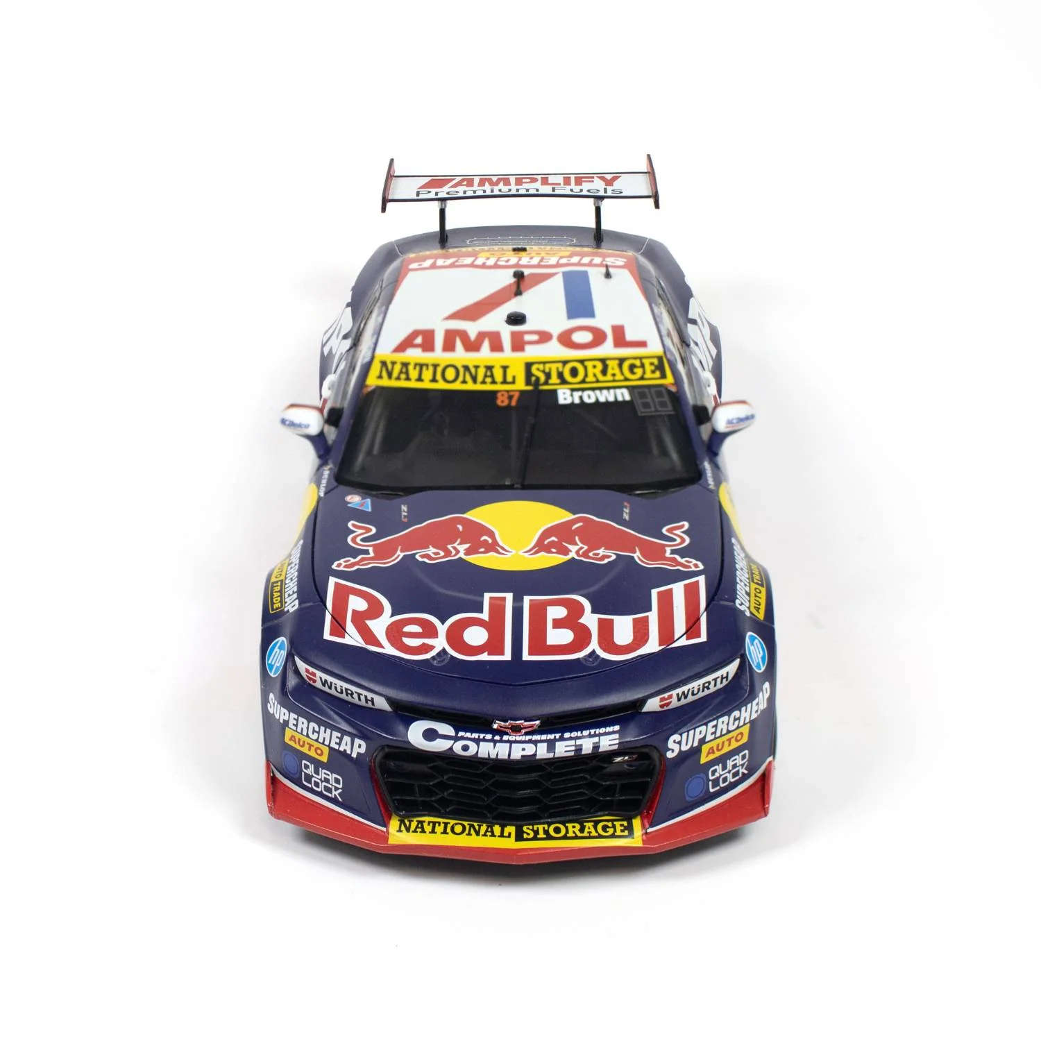 CHEVROLET CAMARO - RED BULL AMPOL RACING - BROWN/PYE #87 - 2024 PENRITE OIL SANDOWN 500 WINNER - 1:18 Scale Diecast Model Car - Image 4