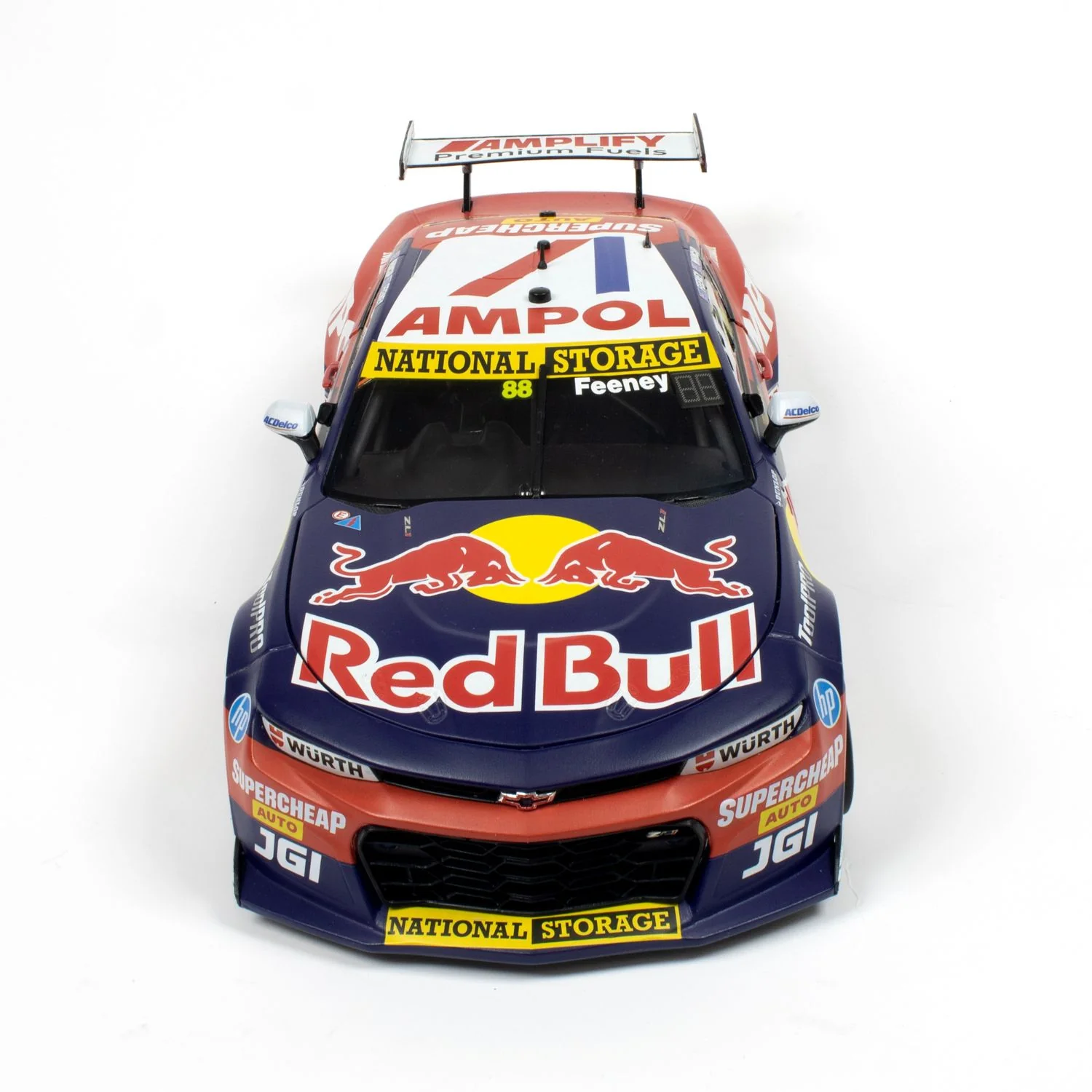 CHEVROLET CAMARO - RED BULL AMPOL RACING - FEENEY / WHINCUP #88 - 2023 Sandown 500 WINNER - 1:18 Scale Diecast Model Car - Image 9