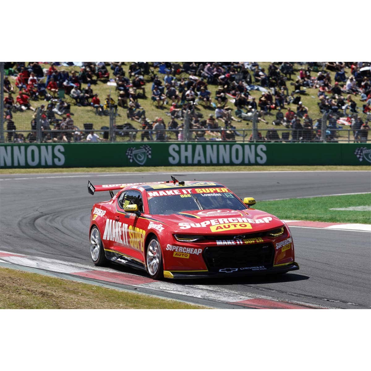 CHEVROLET CAMARO - SUPERCHEAP AUTO RACING - LOWNDES / GODDARD #888 - 2023 Bathurst 1000 WILDCARD - 1:43 Scale Diecast Model Car - Image 7