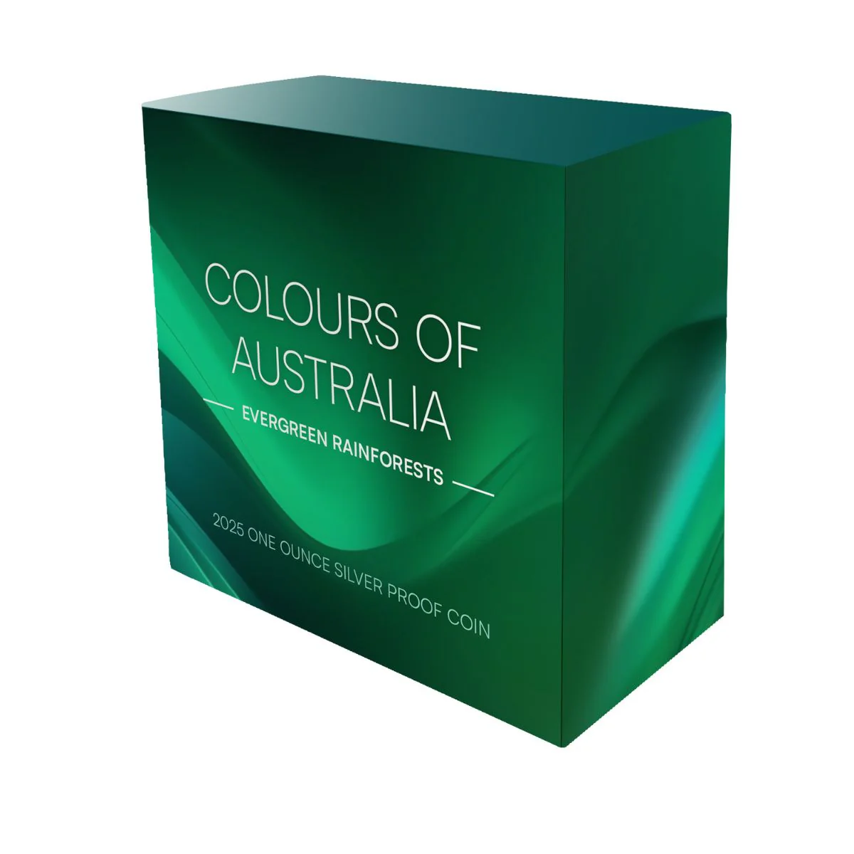 Colours of Australia 2025 $1 Evergreen Rainforests 1oz Silver Proof Coin - Image 4