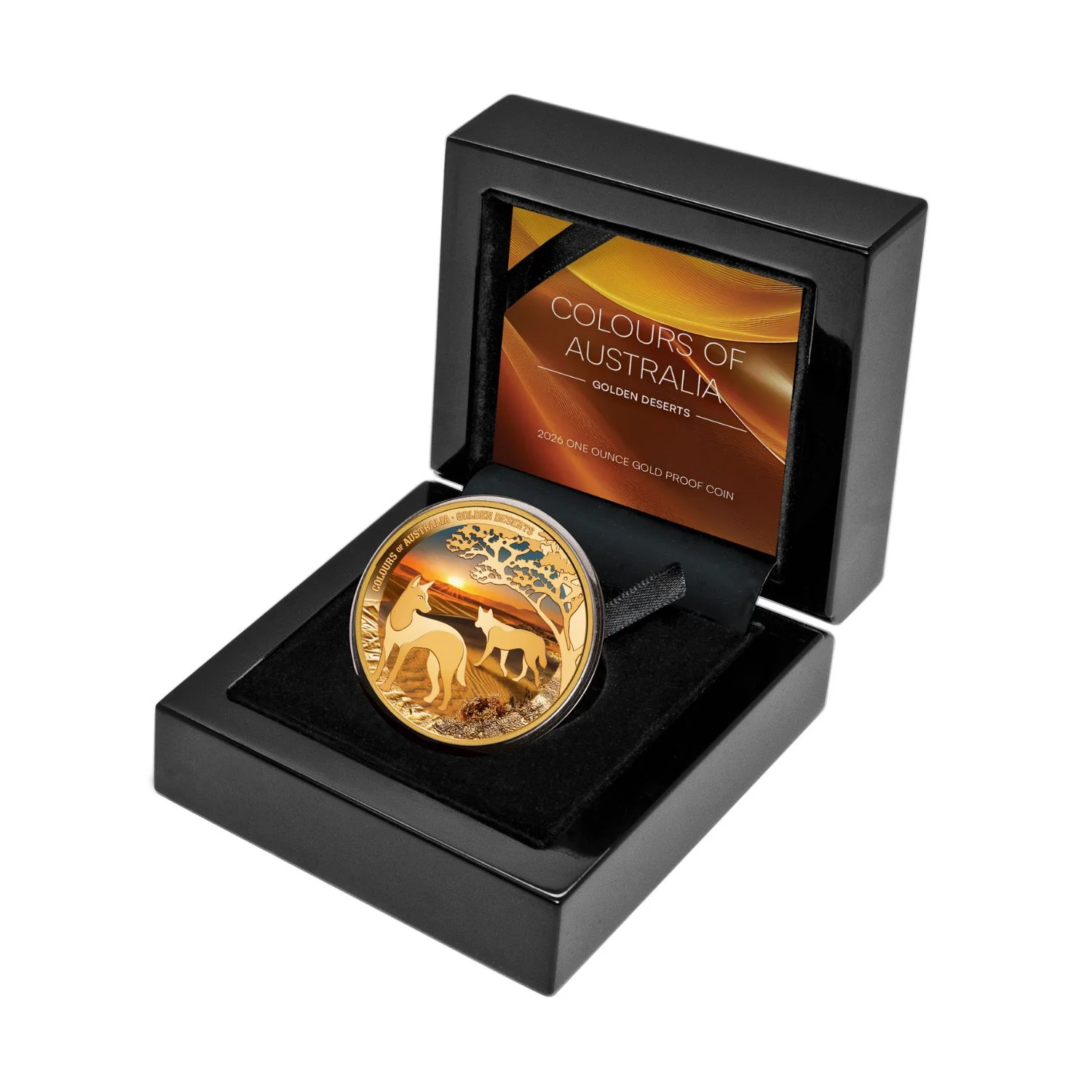 Colours of Australia 2026 $100 Golden Deserts 1oz Gold Proof Coin - Image 3