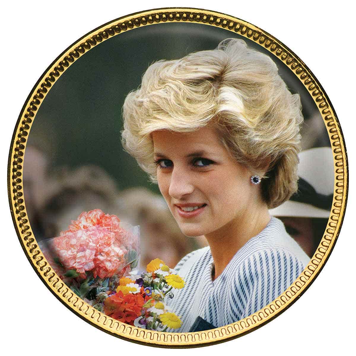 Diana Princess of Wales Gold-plated Penny 7-Coin Collection - Image 3