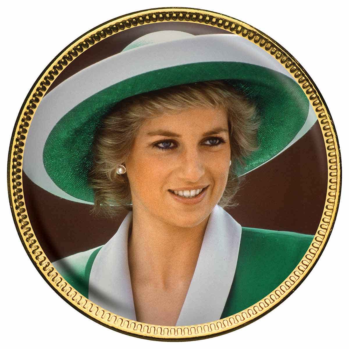 Diana Princess of Wales Gold-plated Penny 7-Coin Collection - Image 6