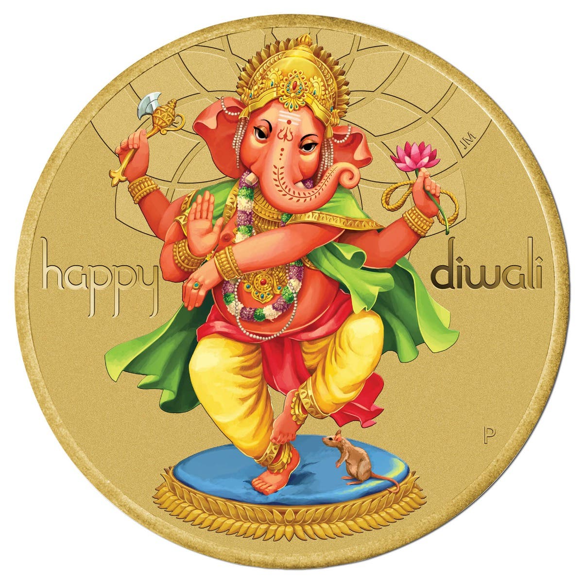 Diwali Festival 2018 $1 Stamp & Coin Cover - Image 2
