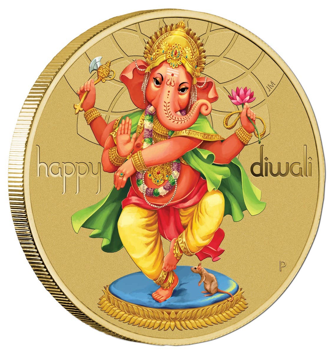 Diwali Festival 2018 $1 Stamp & Coin Cover - Image 3