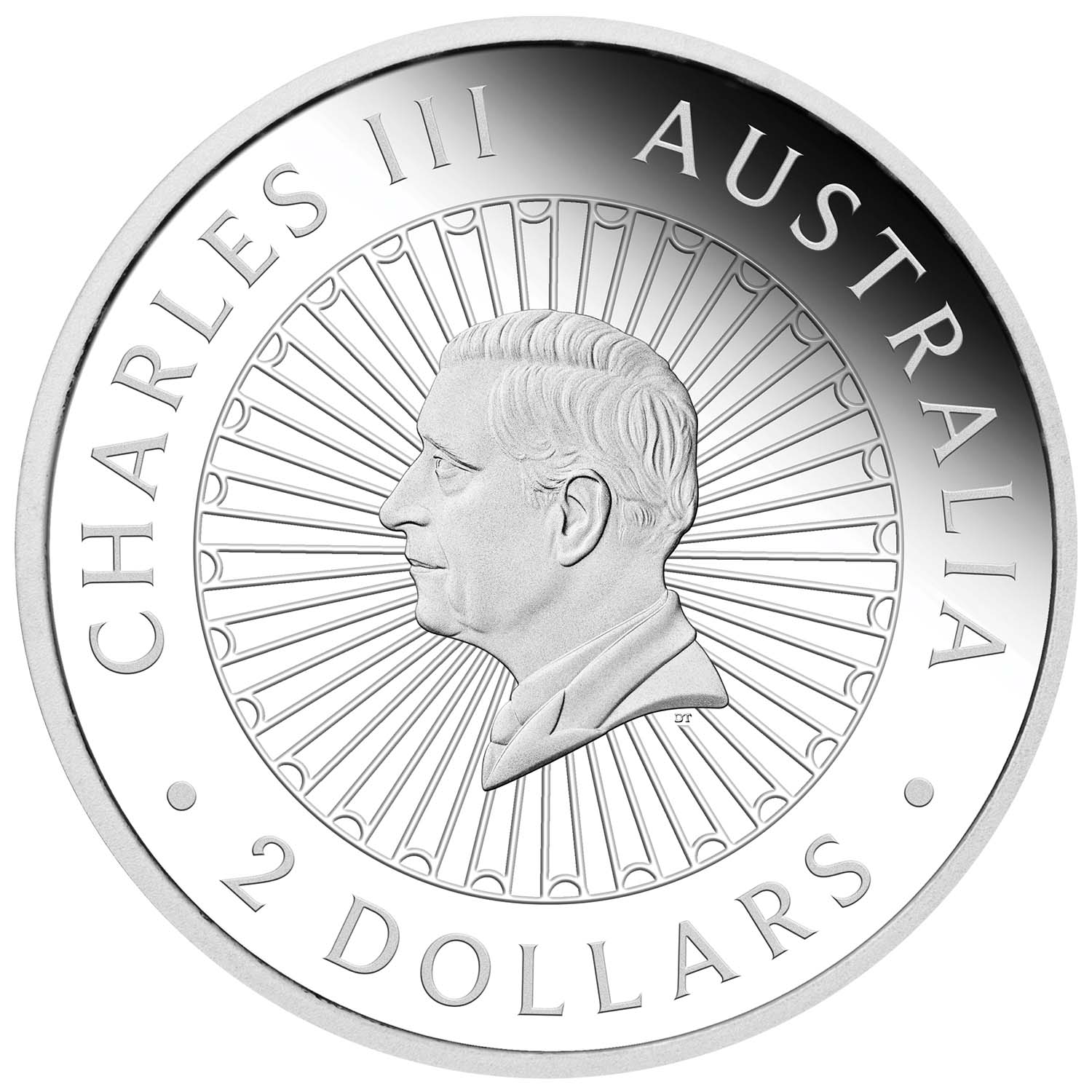 Australia Double Dragon Mother of Pearl 2024 $2 2oz Silver Proof Coin - Image 2