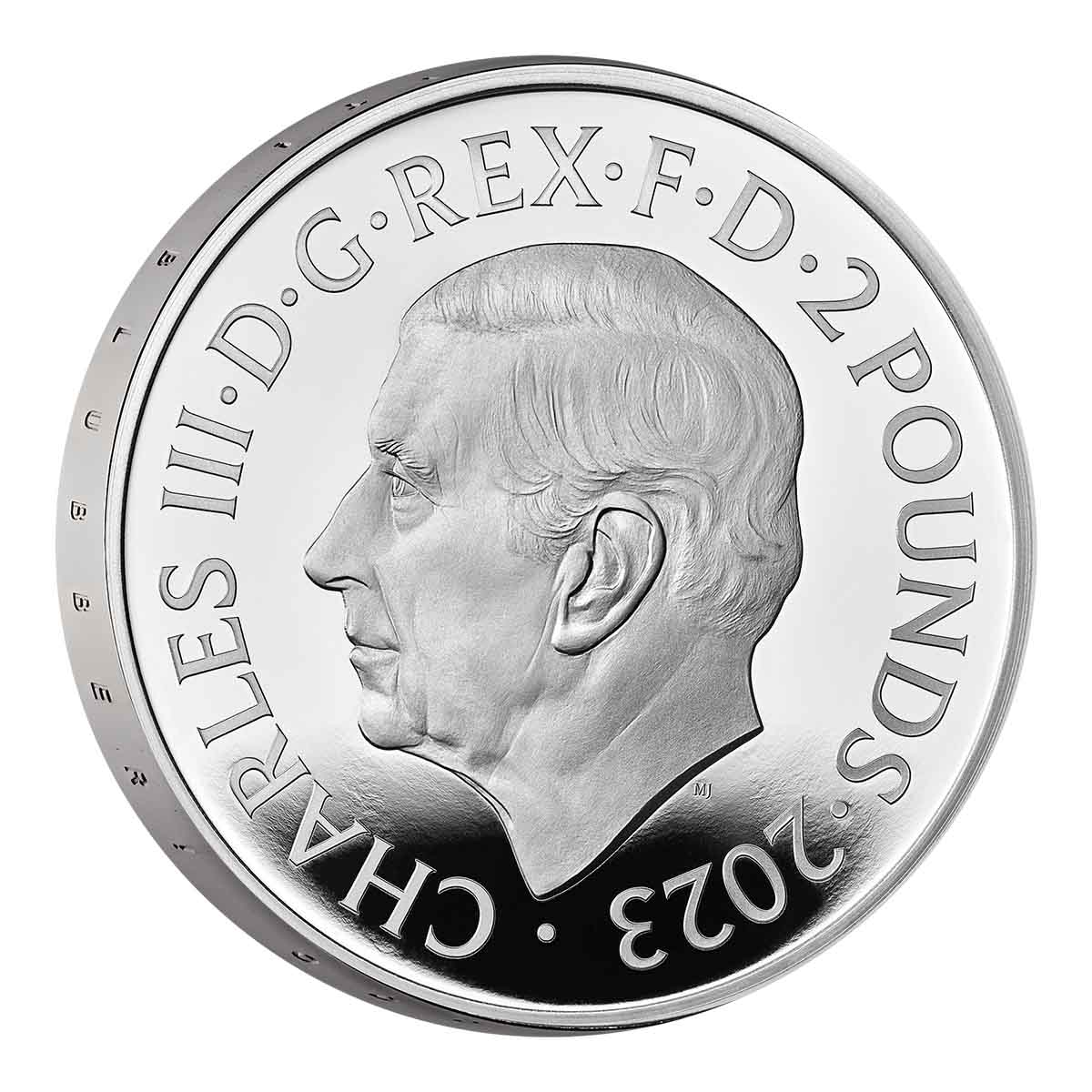 Dumbledore 2022 UK £2 1oz Silver Proof Coin - Image 3
