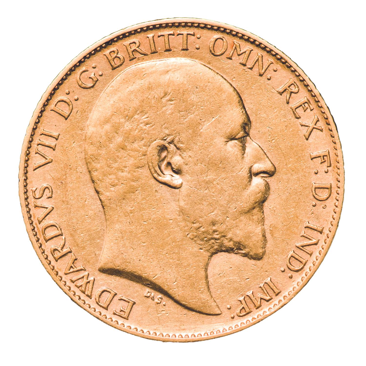 1904 Perth Edward VII Gold Half Sovereign good Very Fine - Image 2